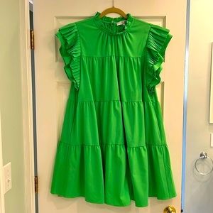 Crosby by Mollie Burch Green Tiered Dress
